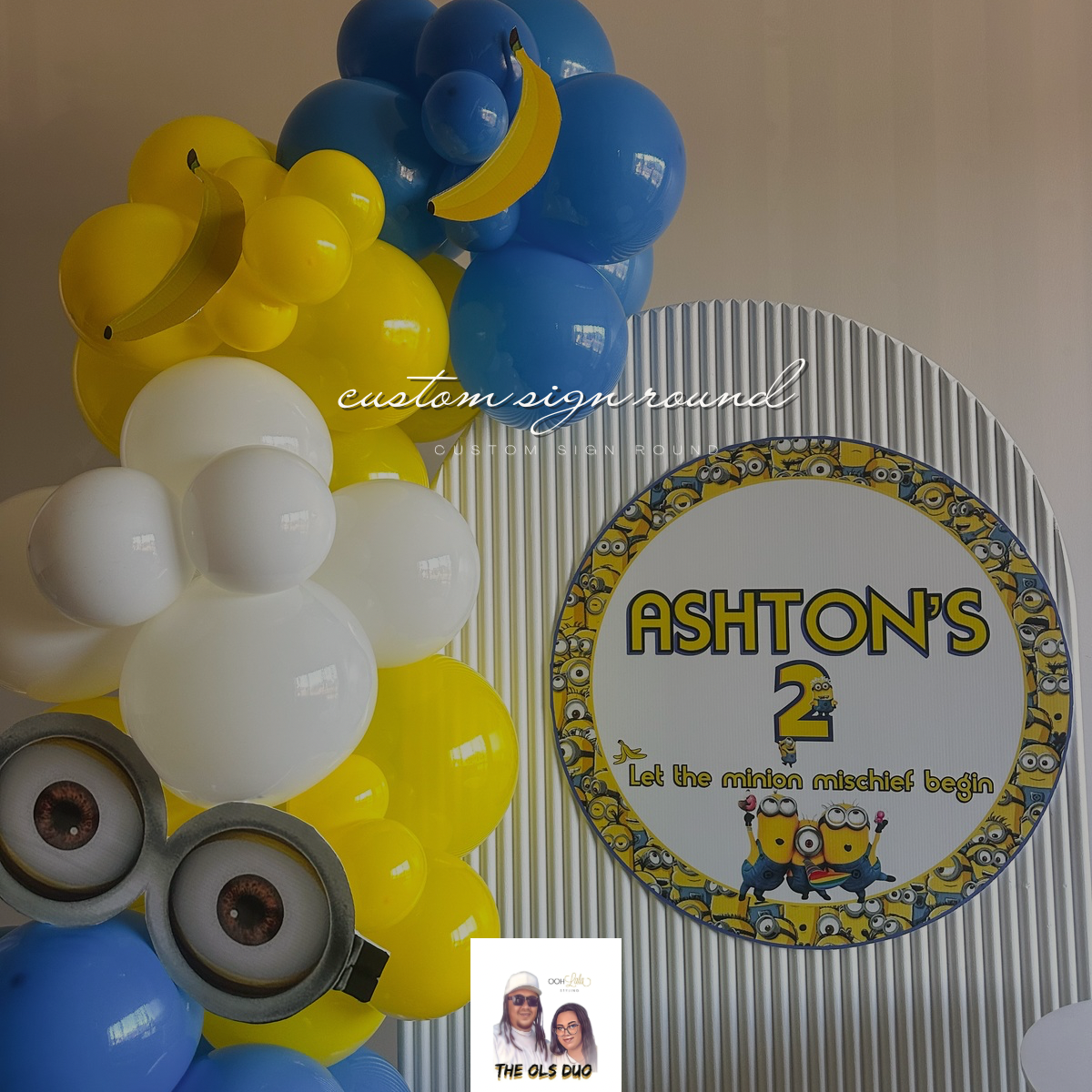 CUSTOM SIGN ~ ROUND
