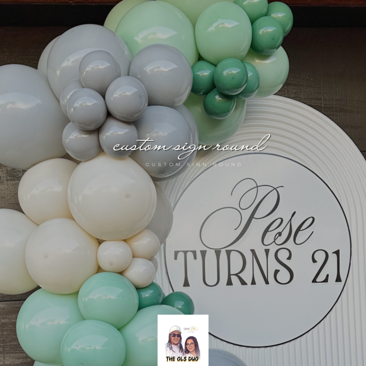 CUSTOM SIGN ~ ROUND