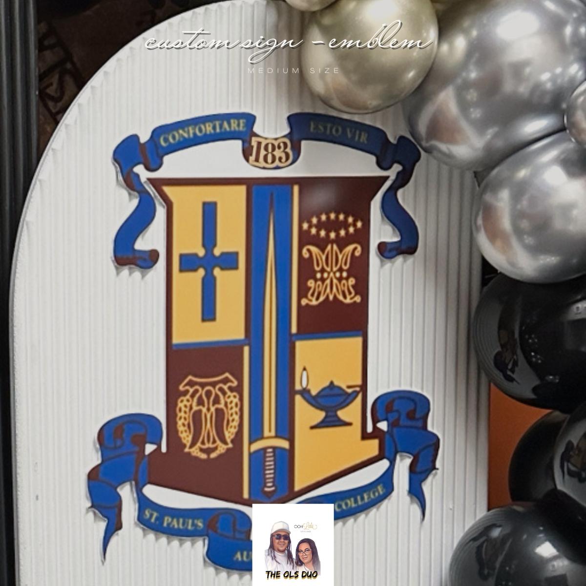 CUSTOM SIGN ~ EMBLEM