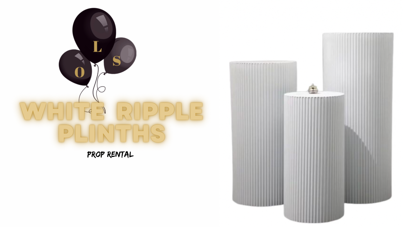 RIPPLE PLINTH SET ~ rental