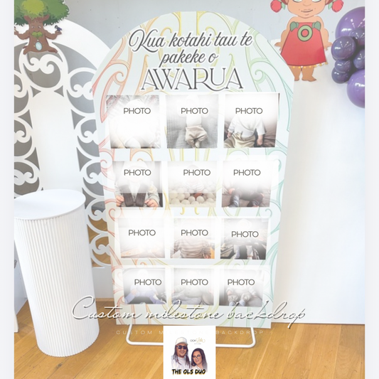 CUSTOM MILESTONE BACKDROP