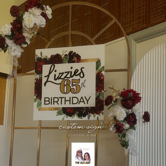 CUSTOM SIGN