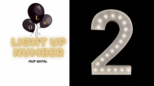 LIGHT UP NUMBER “2”